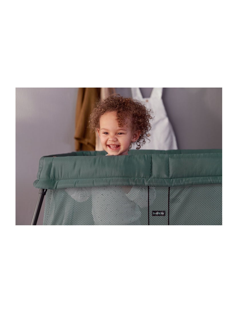 Pieces of 1 Travel Cot Light, 112 X 82 X 64 Cm - Dark Green