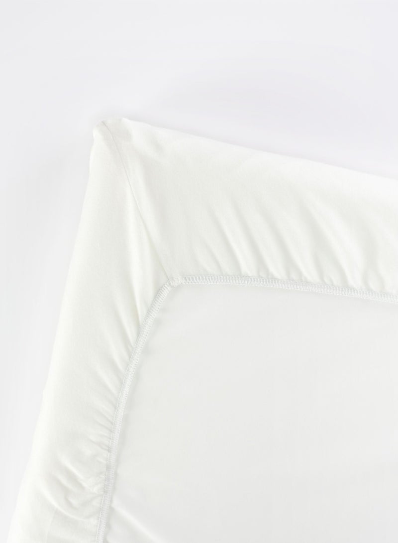 Fitted Sheet For Travel Crib Lightorganic White