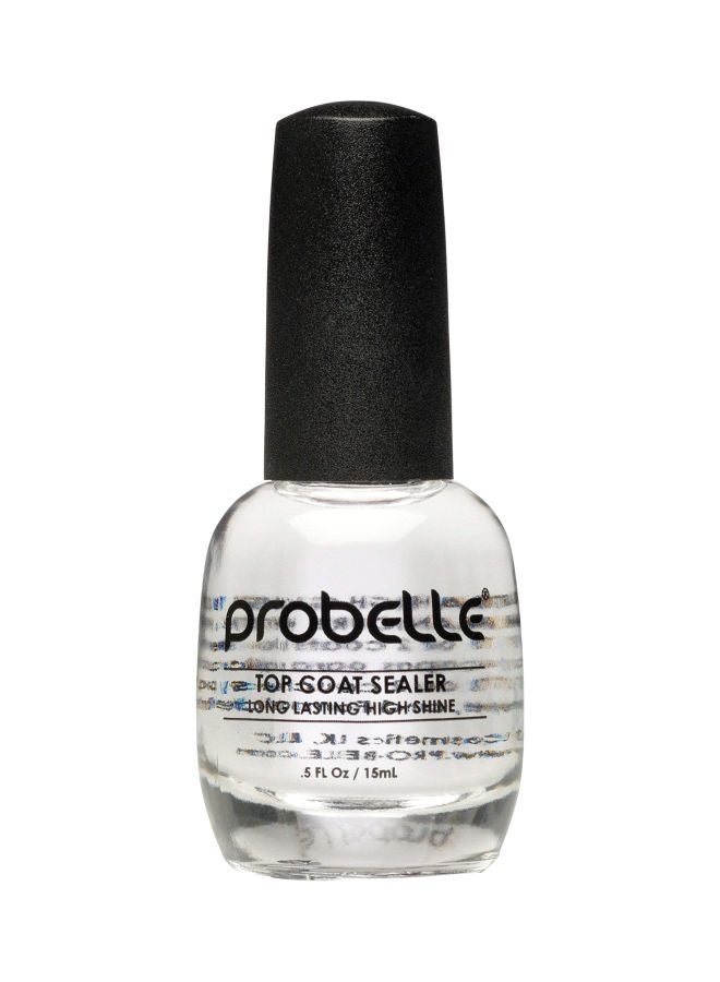 Top Coat Sealer Thick Ultra High Shine Finish Top Coat For Long Wear Manicure Clear