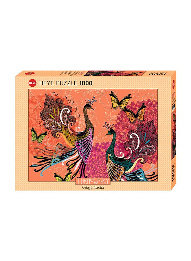 1000- Piece Jigsaw Puzzle: Turnowsky Peacocks And Butterflies