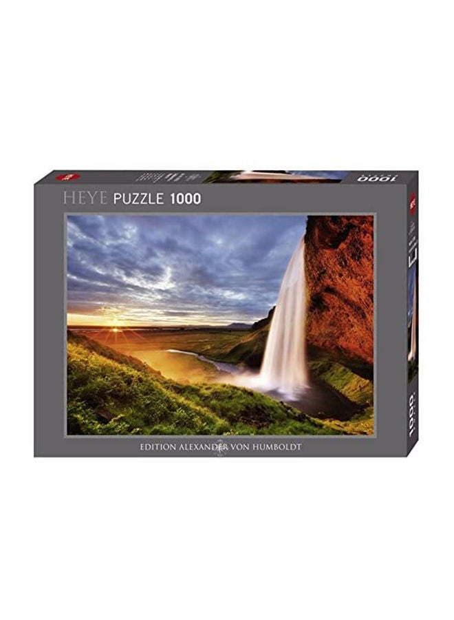 1000- Piece Jigsaw Puzzle: Seljalandsfoss Waterfall