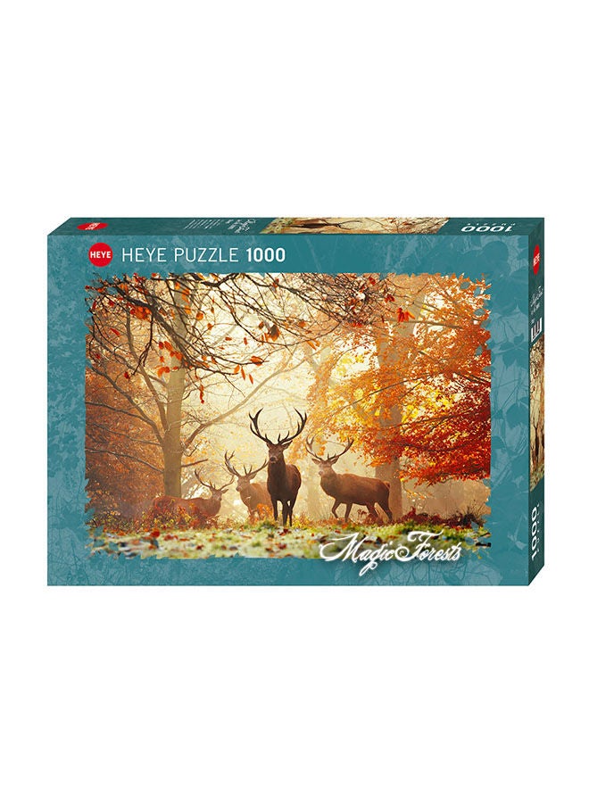 1000 Pieces Jigsaw Puzzle- Forests Stags 29805