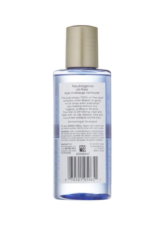 Pack Of 3 Oil-Free Eye Makeup Remover Clear