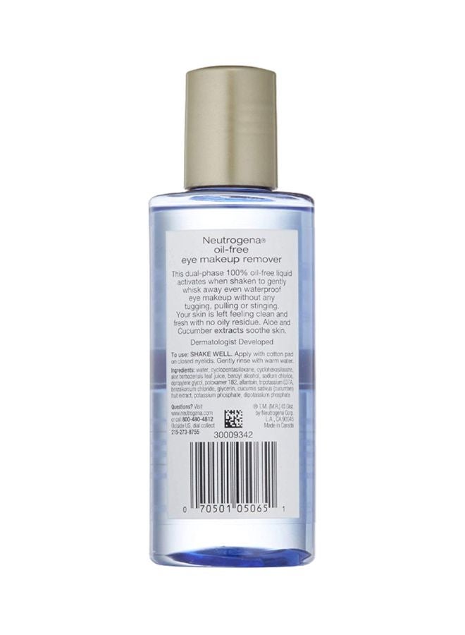 Pack Of 3 Oil-Free Eye Makeup Remover Clear