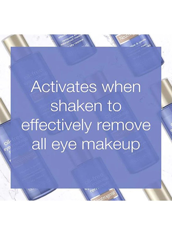 Pack Of 2 Oil-Free Eye Makeup Remover Clear