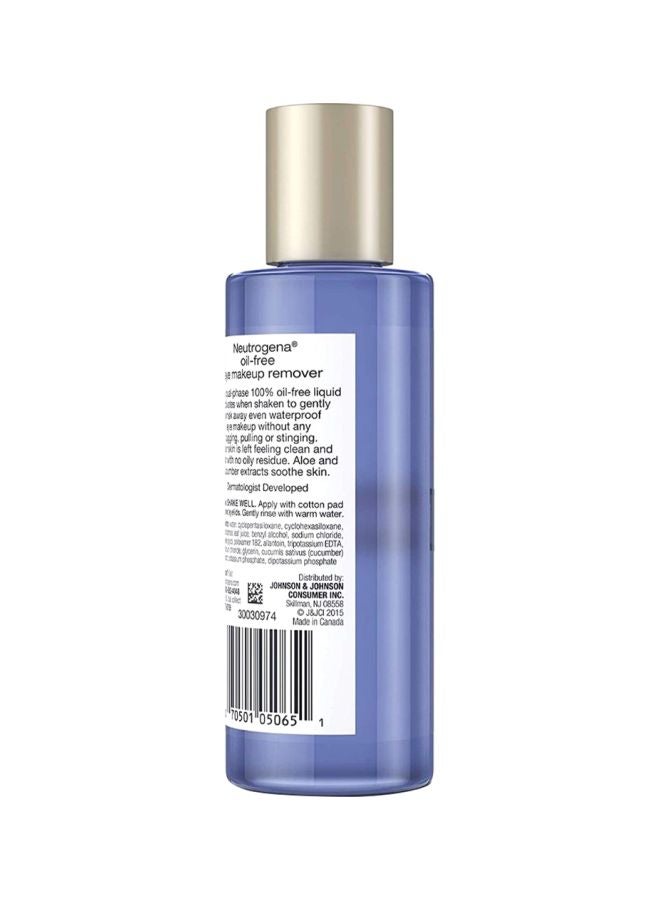 Oil Free Eye Make Up Remover 5.5 Fl Oz Clear