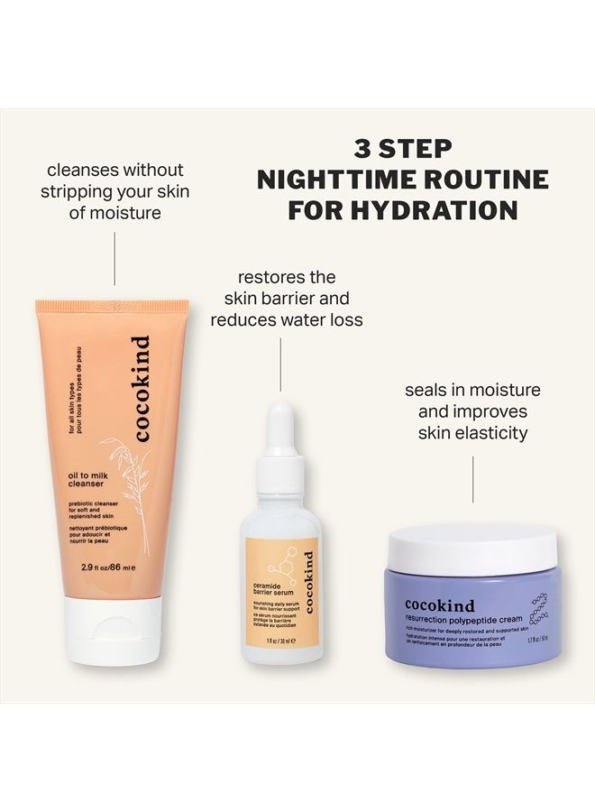 Ceramide Serum, Hydrating Serum for Face, Skin Barrier Repair Face Serum with Ceramides, Ceramide Moisturizer and Lactic Acid Serum