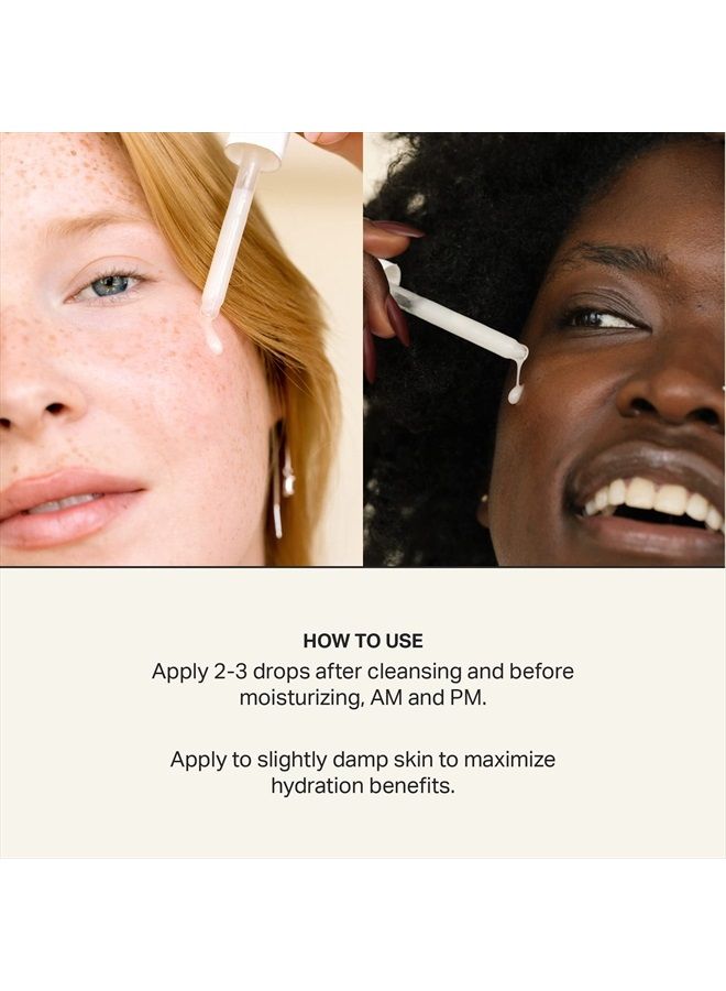 Ceramide Serum, Hydrating Serum for Face, Skin Barrier Repair Face Serum with Ceramides, Ceramide Moisturizer and Lactic Acid Serum