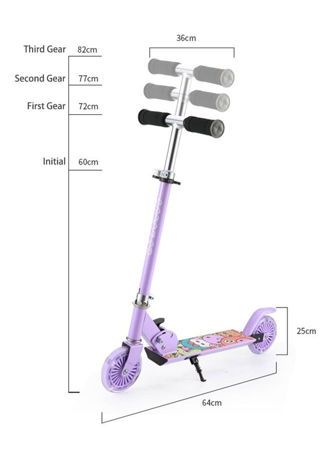 A Kick Scooter for Kids – Foldable,Lightweight, Adjustable Height Handlebars, for Riders 5 Years and up, and up to 110 lbs