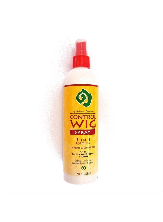 Control Wig Spray 3 In 1 Formula 12Oz