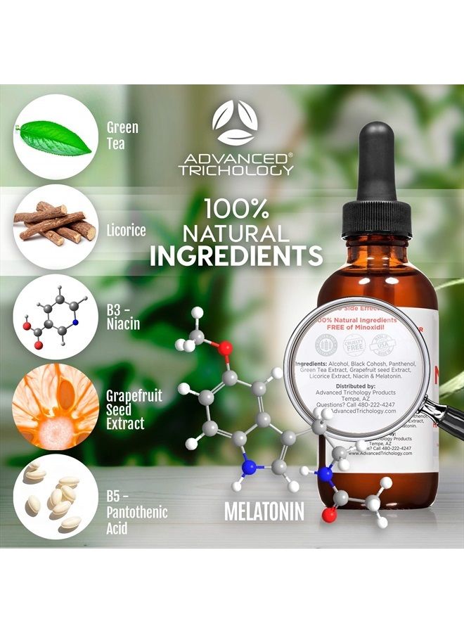 NutraM™ Hair Growth Serum - Dermatologist Tested, Approved* by American Hair Loss Association | Scalp DHT Blocker for Thinning Hair Men and Women, Backed by 20 Years of Hair Regrowth Clinic Experience