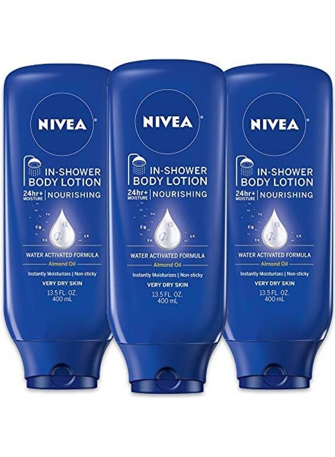 Pack Of 3 Nourishing In-Shower Body Lotion