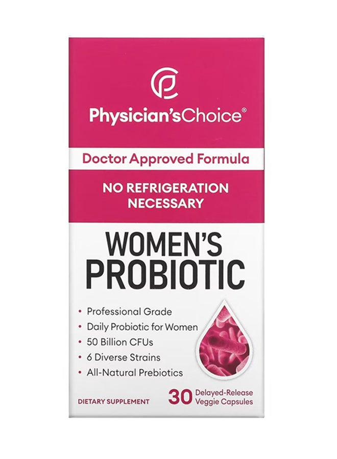 Women's Probiotic Dietary Supplement - 30 Capsules
