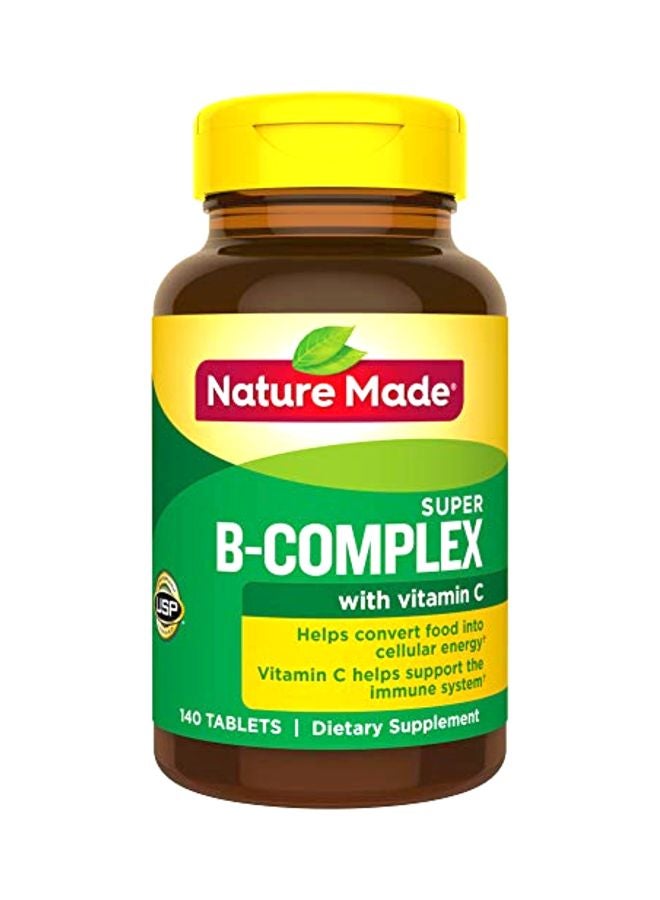Super B-Complex Dietary Supplement  -140 Tablets