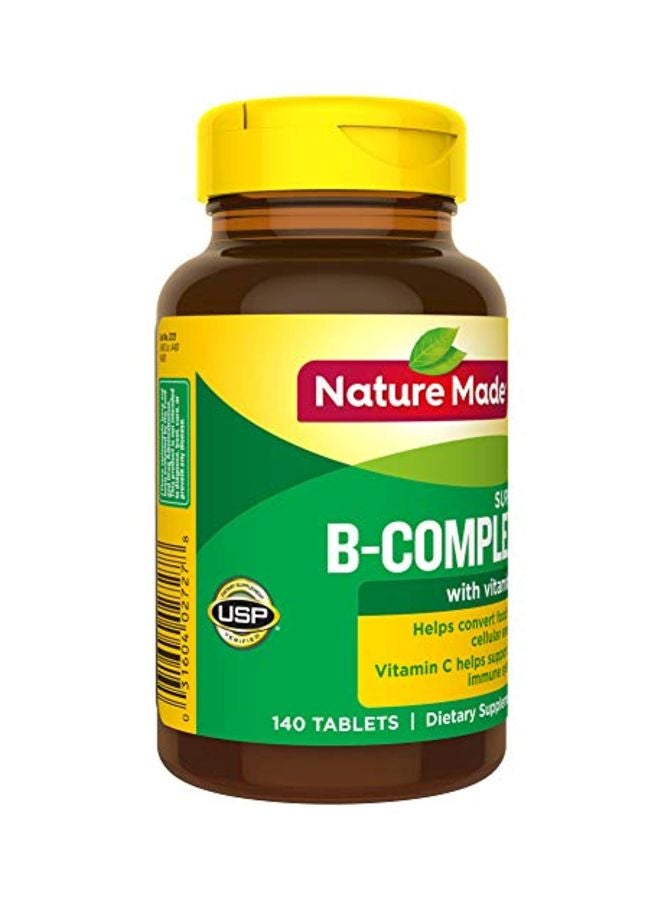 Super B-Complex Dietary Supplement  -140 Tablets