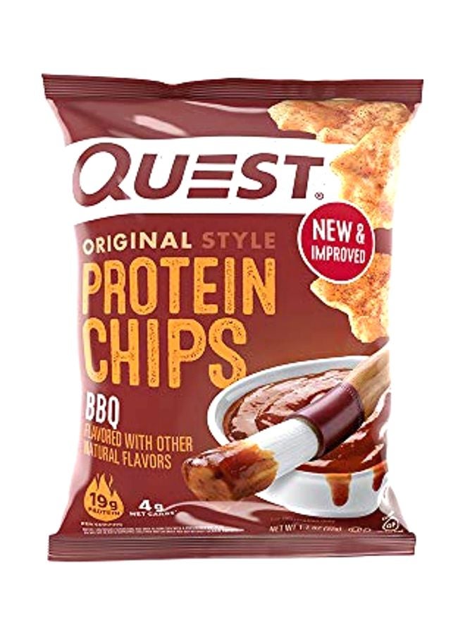 Pack Of 12 BBQ Flavour Protein Chips
