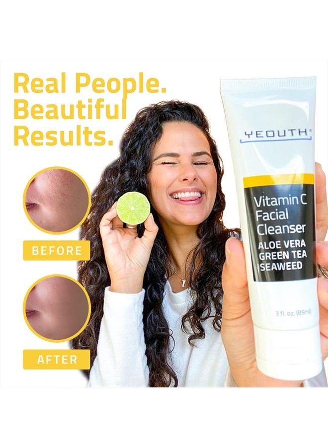 Vitamin C Facial Cleanser with Aloe Vera, All Skin Types, 3 fl oz