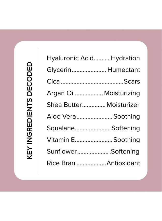 Hyaluronic Acid + Vitamin E Cream Body Lotion & Face Moisturizer | Hydrating Dry Skin Firming Lotion Minimizes Look Of Wrinkles, Stretch Marks, & Crepey Skin | Skin Care Products | 15 Fl Oz