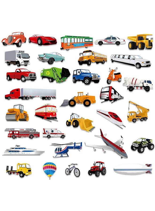 33 Pcs Vehicle Foam Magnets For Toddlers Kids, Perfect For Preschool Learning (Land Air Ocean All Included)