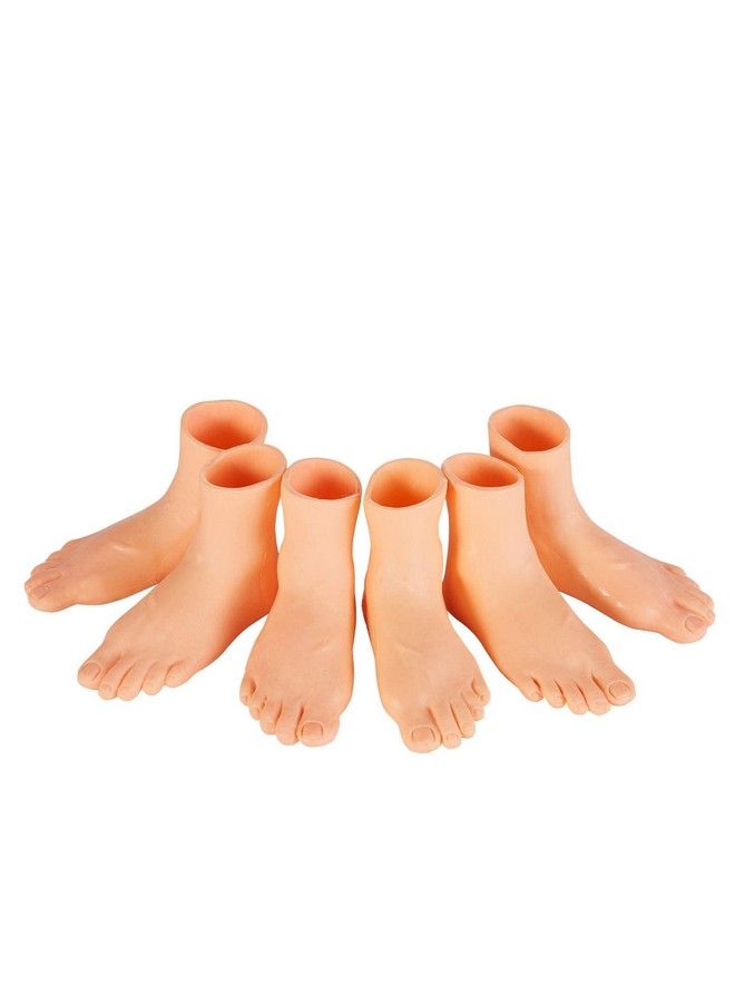 Finger Feet Puppet Tiny Feet Set, Left And Right Small Feet For Fun, Little Feet Fingers For Adults And Kid, Pack Of 6