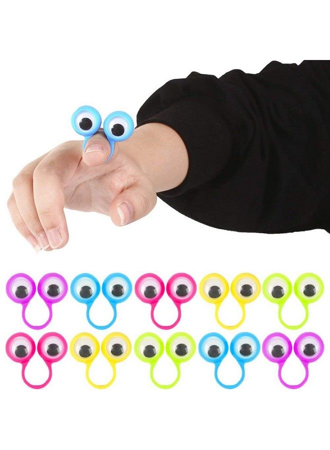 Eyeball Ring, 25Pcs Eye Finger Puppets Eye Monster Finger, Easter Basket Stuffer For Kids Easter Egg Hunt Filler Stuffer