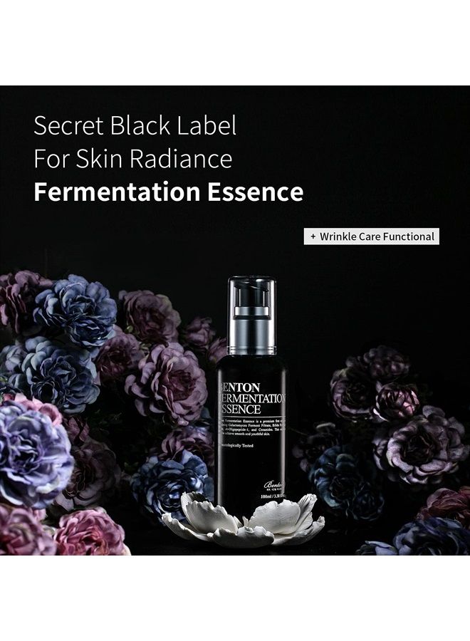 Fermentation Essence 100ml (3.38 fl.oz.) - Galactomyces Ferment Filtrate & Bifida Skin Fiirming & Vitalizing Essence, Anti-Wrinkle, Hydrating, for Dull & Dry Skin
