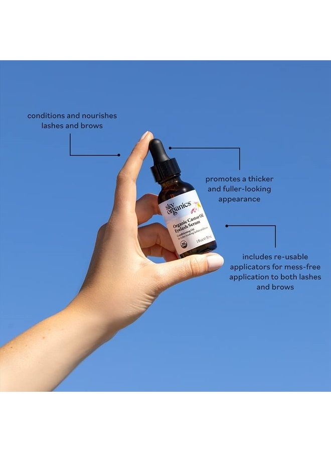 Organic Castor Oil Eyelash Enhancer Serum 30ml