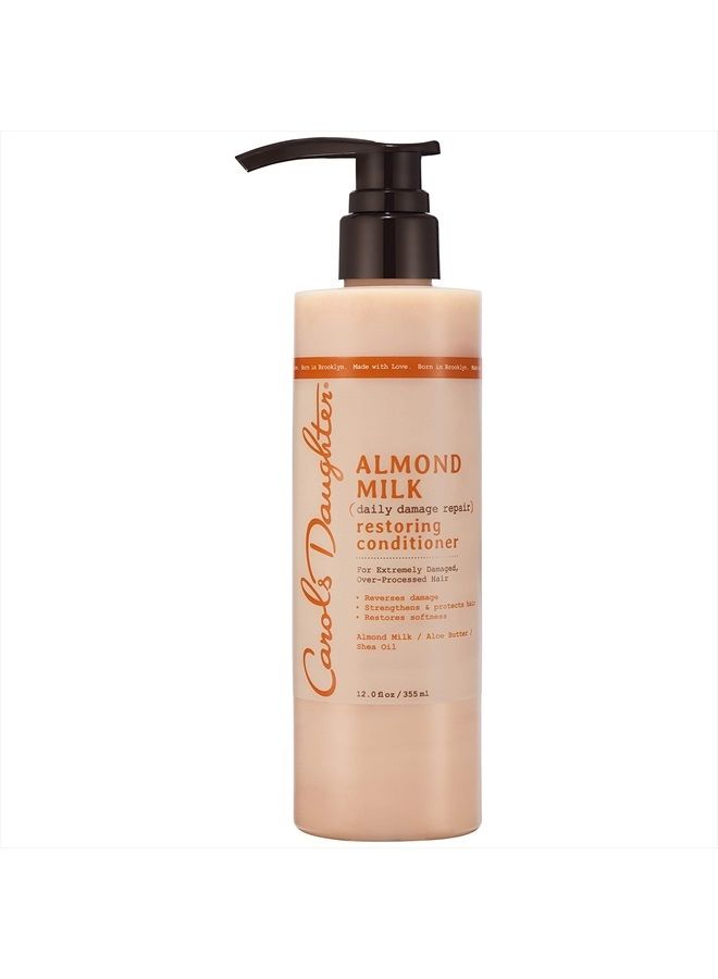 Almond Milk Restoring Conditioner for Extremely Damaged Hair and Over Processed Hair, 12 fl oz , 12 fl oz