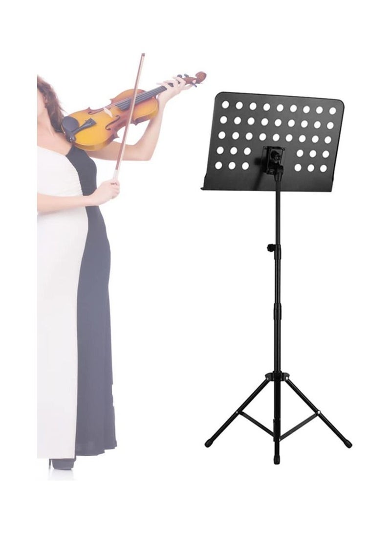 Megarya Portable Metal Music Stand Detachable Instruments for Piano Violin Guitar Sheet Music Guitar Parts Accessories