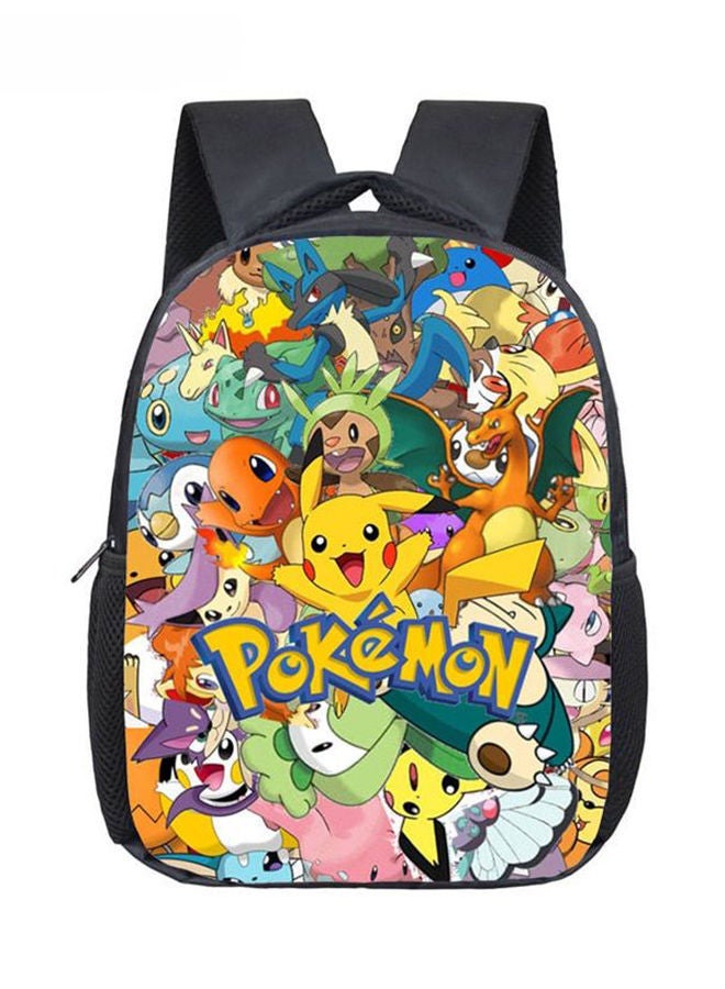 3D Pokemon Print Backpack Multicolour
