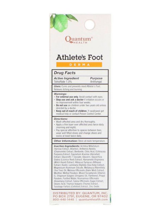 Athlete's Foot Quick Drying Antifungal Formula