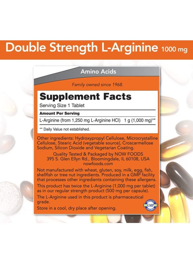 Double Strength L-Arginine Amino Acid Tablets