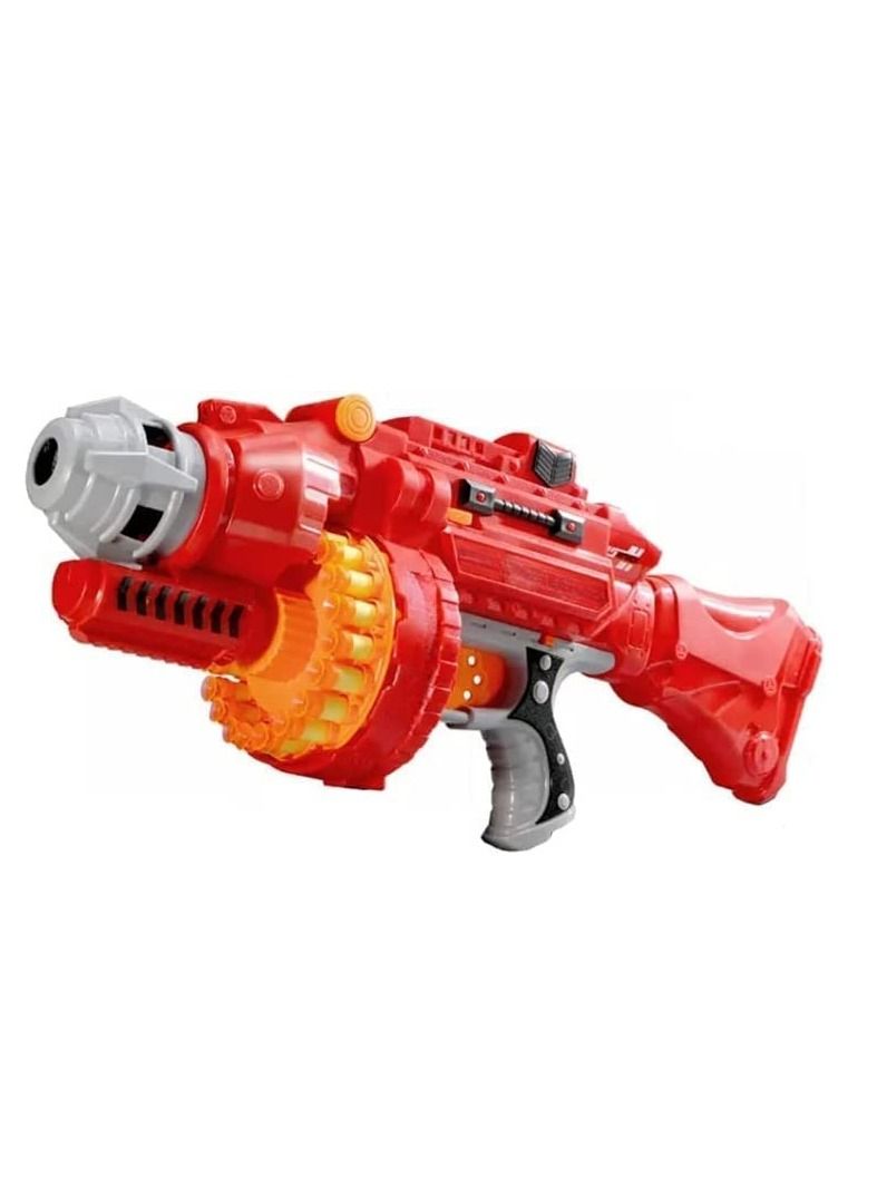 ULTRL Gun Fully Motorized With 40 Foam Darts (RED)