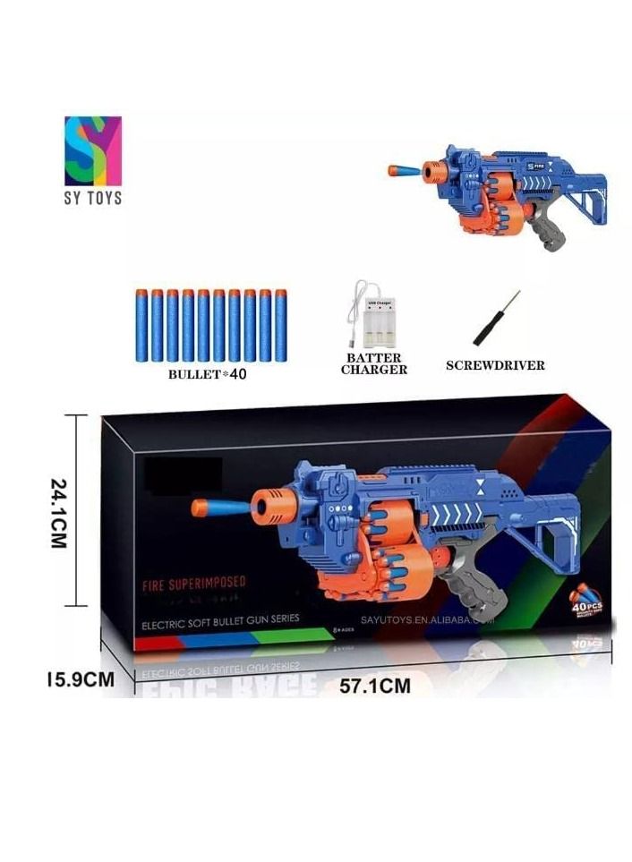 Turbo Fire Foam Dart Blaster With 20Darts