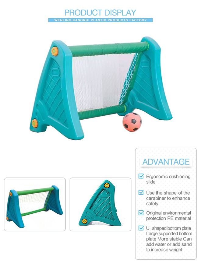 Children Outdoor Games of Small Football Goal for Educational Play Area