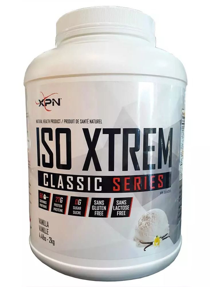 ISO Xtrem Gluten Free Lactose free Vanilla Flavor 2 kg 4.4 lbs