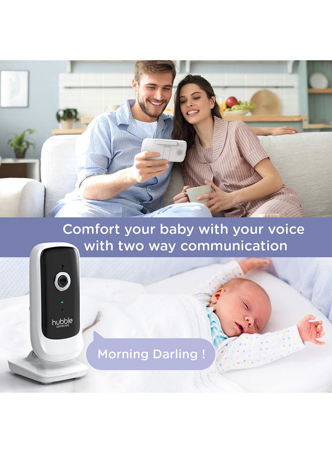 Nursery View Premium Twin Cameras Video Baby Monitor With 5 Inch Screen, Infrared Night Vision, Split Screen, Digital Zoom and Room Temperature Sensor