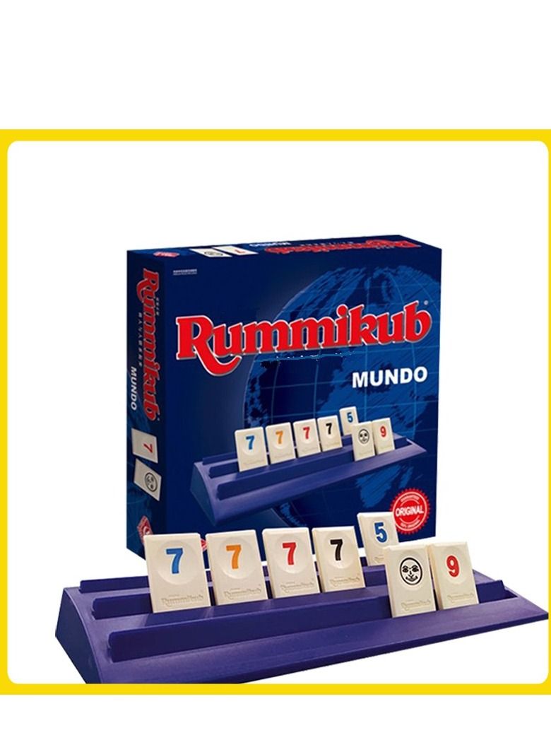Rummikub Four Player Edition The Classic Rummy Tile Game More Tiles And More Players For More Fun Blue