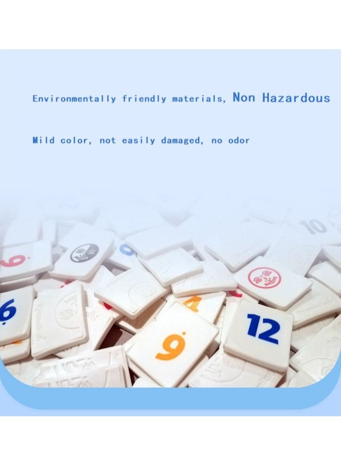 Rummikub Four Player Edition The Classic Rummy Tile Game More Tiles And More Players For More Fun Blue