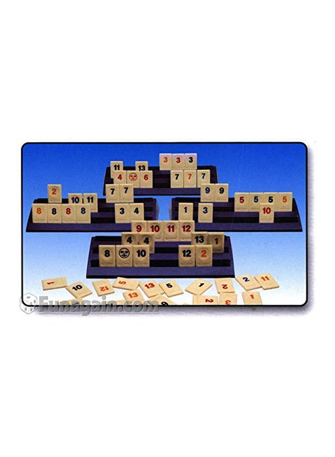 Rummikub Four Player Edition The Classic Rummy Tile Game More Tiles And More Players For More Fun Blue
