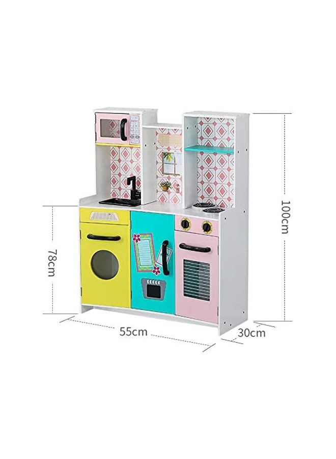 Toddler Pretend Play Cooking Set Big Size Kids Wooden Kitchen Toys For Kids