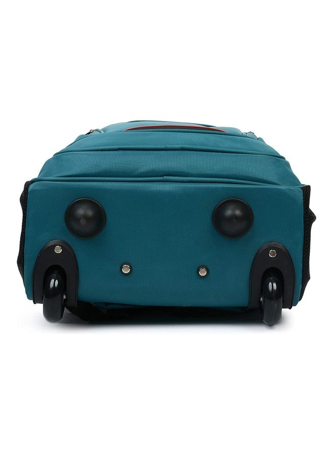 2 Pack Multipurpose Rolling Trolley Backpack Lake Blue
