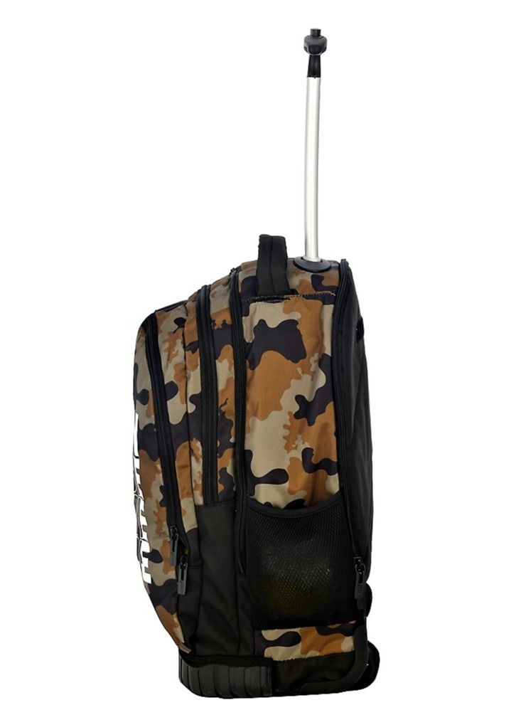 LIVE UP Trolley school bag with Adjustable Strap for School and College with 3 pockets and 2 side pockets. (32*21*49)