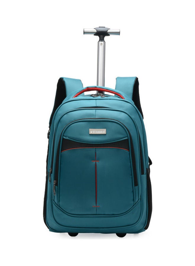 Multipurpose Rolling Trolley Backpack Lake Blue