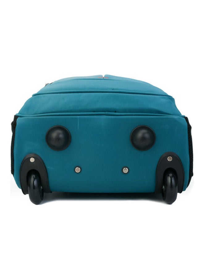 Multipurpose Rolling Trolley Backpack Lake Blue