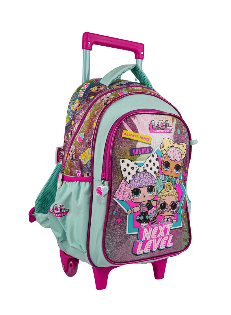 LOL Trolley Bag with 2 Main Compartments and 2 Side Pockets 16