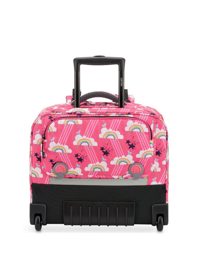 Ergonomic Horizontal Kids Trolley Backpack Multicolour