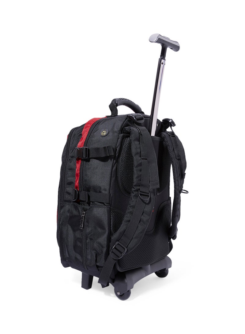 Rev Adjustable Strap Trolley Backpack Black/Red