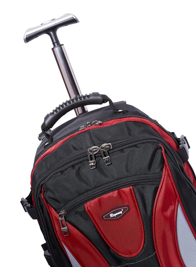 Rev Adjustable Strap Trolley Backpack Black/Red