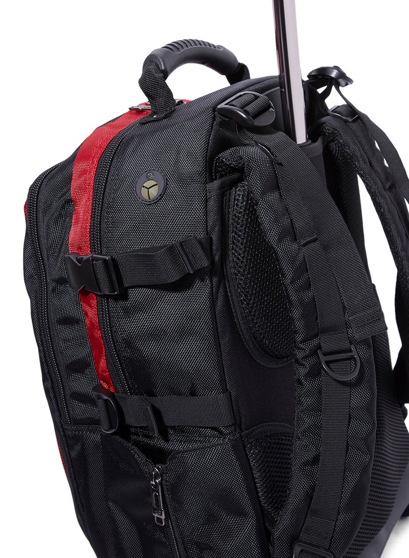 Rev Adjustable Strap Trolley Backpack Black/Red
